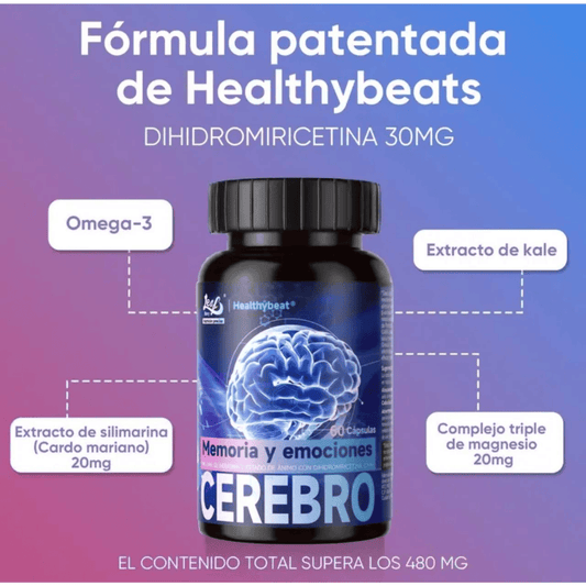 Suplemento Soporte Cerebral 60cp (Omega-3, Magnesio)