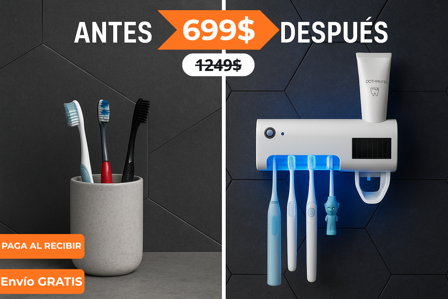 CleanBrush® - ESTERILIZADOR DE CEPILLOS UV