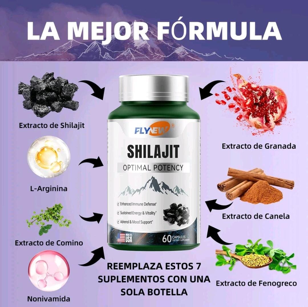 Shilajit Ultra FlyNew® - Recupera tu Potencia Natural